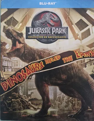 Jurassic Park y World DVD y BLU-RAY