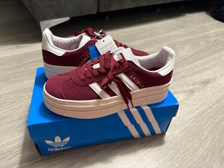 Adidas Gazelle Bold W plataforma granates talla 38