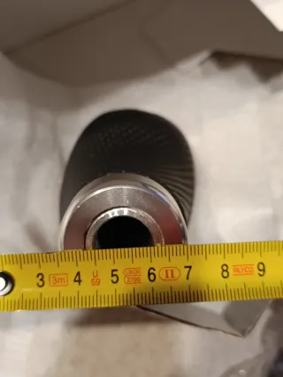 Pomo cambio coche cuero y cromo