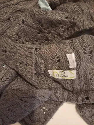 Coordinato grigio berretto e sciarpa Carpisa