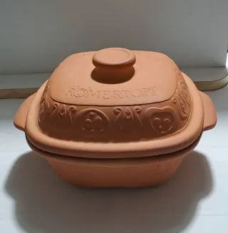 Pentola in ceramica Römertopf per patate