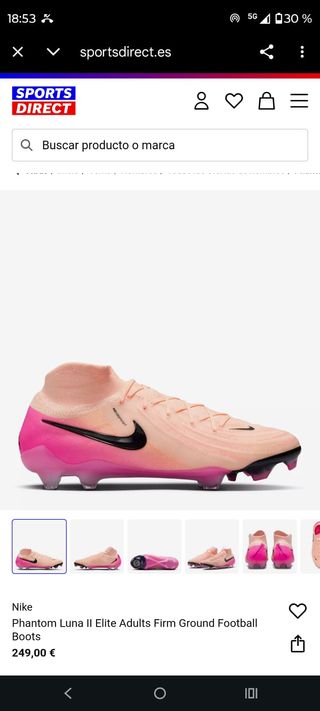 Botas Nike Phantom Luna II NUEVAS (de 245€ a 79€)