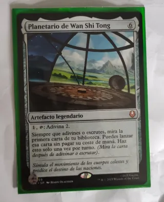 Carta MTG Planetario de Wan Shi Tong