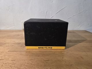 Set completo di scatola per orologio Breitling Nero e Giallo