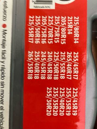 Cadenas de Nieve RD-9 120