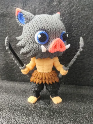 Figura Anime Crochet Impresa 3D