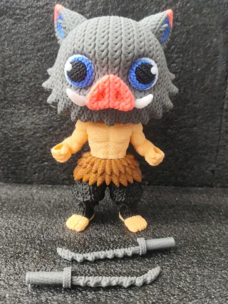 Figura Anime Crochet Impresa 3D