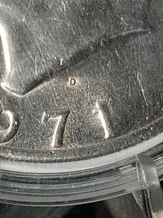 Lote 2 Monedas Plata Eisenhower 1971-1972