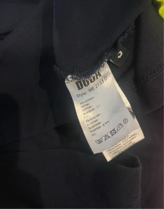 Polo chico Dooa azul y amarillo Talla S