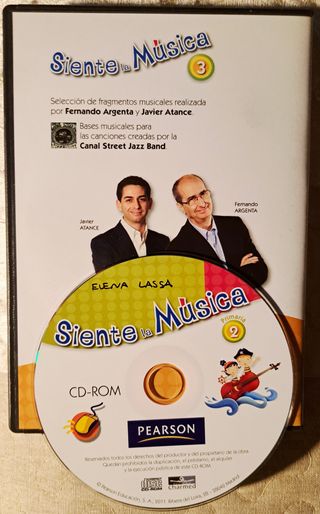 CD Siente la Música Pearson (2, 3, 4)