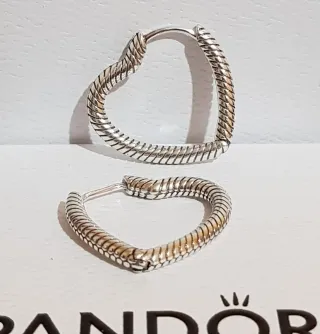 Pendientes Aro Corazón Plata