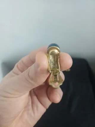 Pendientes Vintage Esmaltados Oro y Azul