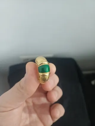 Pendientes Vintage Esmaltados Oro y Azul