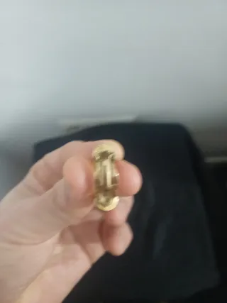 Pendientes Vintage Esmaltados Oro y Azul