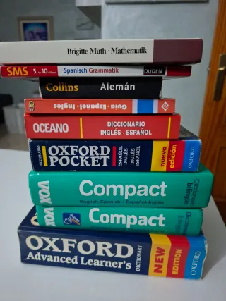 Diccionarios de ingles y de aleman