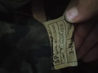 Traje Militar SP Talla M