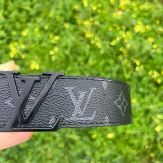 Cinturón Louis Vuitton Monogram Eclipse Negro