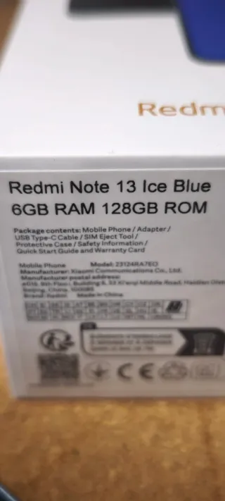 Xiaomi Redmi Note 13 Azul
