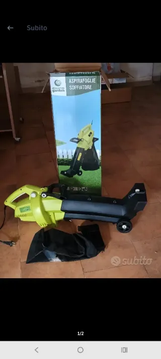 Aspirafoglie e tritatore Eurogarden