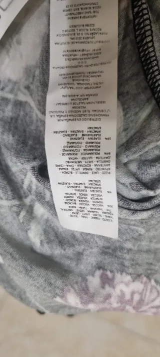 Maglia Tezenis manica lunga floreale con pizzo