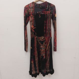 Save the Queen Abito Vintage Y2K mesh nylon S