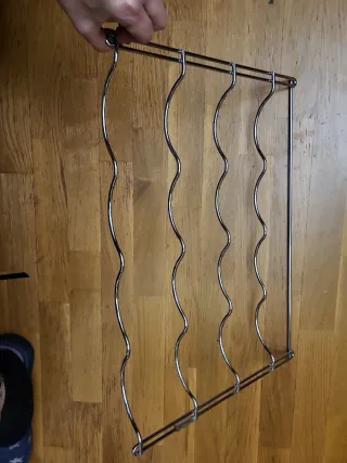 Estante matálico Botellero para Nevera o Armario