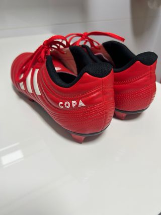 Zapatos de tacos Adidas Copa Rojos