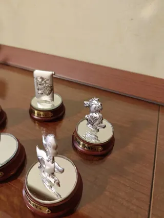 Set 5 Miniature Vintage Fantasy Argentate