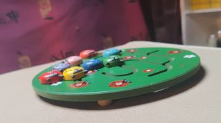 Laberinto Didáctico de Madera Mariquitas - NUEVO