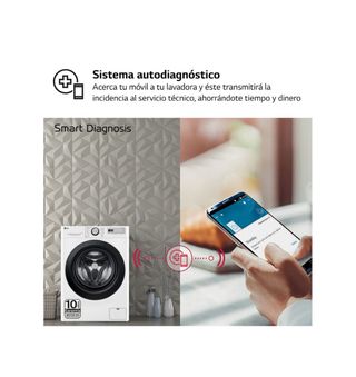 Lavadora Carga Frontal LG 11kg