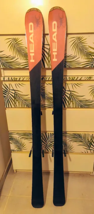 Esquís HEAD 150cm con bastones y bolsa