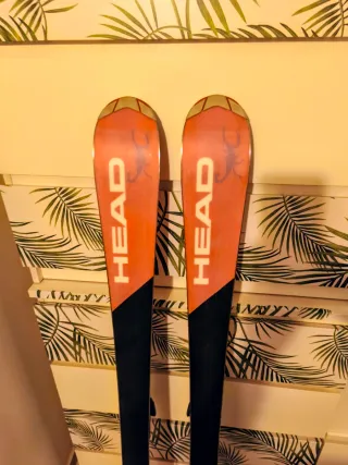 Esquís HEAD 150cm con bastones y bolsa