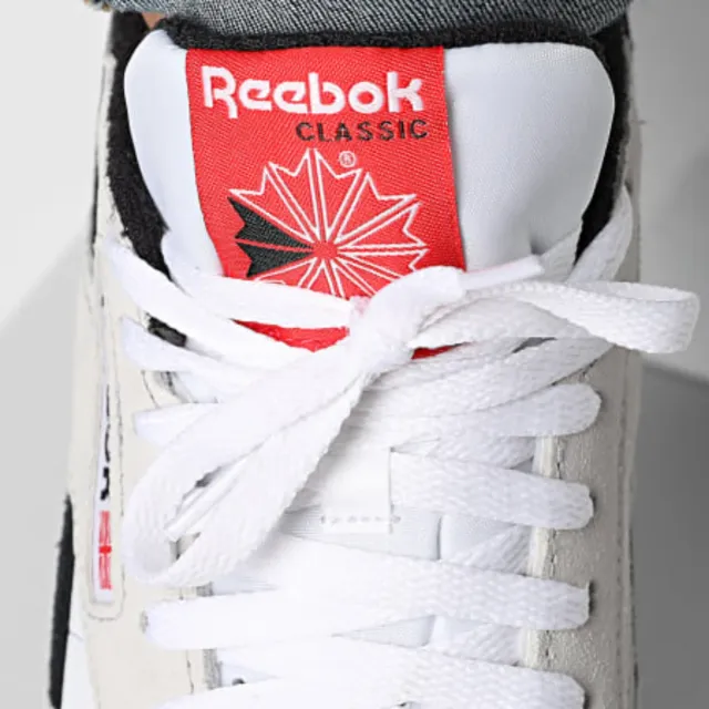 Zapatillas Reebok Classic Leather Gris y Blanco.