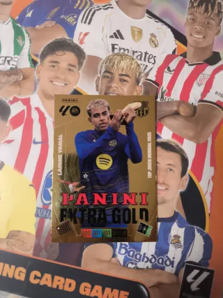 Carta Lamine Yamal Extra Gold Panini 25-26