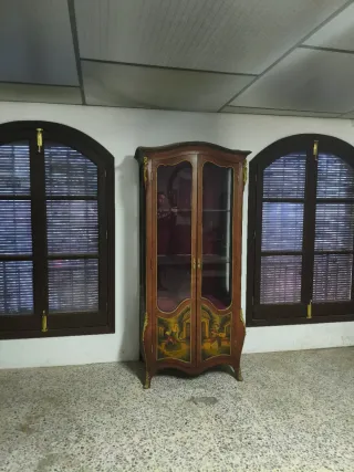 Vitrina Antigua Luis XVI 2 Puertas