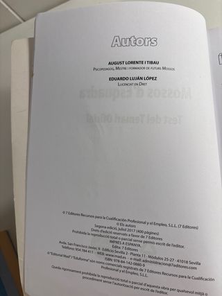 Mossos d`Esquadra. Test del Temari Oficial (Cat...