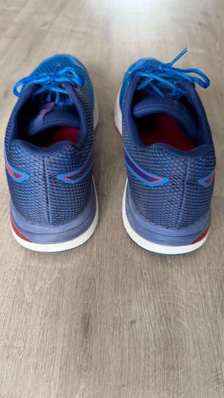 Zapatillas Asics Azul y Rojo