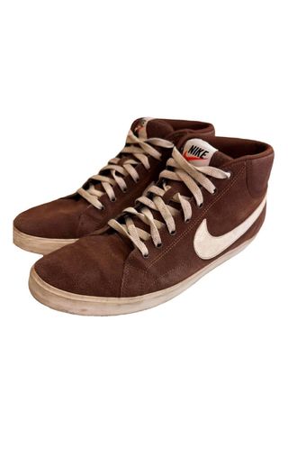 Nike Sneakers Alte Camoscio Marrone Uomo