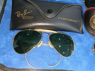 RAY BAN B&L UTDOORSMAN AVIATOR  ORO U.S.A VINTAGE