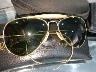 RAY BAN B&L UTDOORSMAN AVIATOR  ORO U.S.A VINTAGE