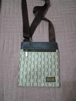 Bandolera Carolina Herrera Beige/Marrón