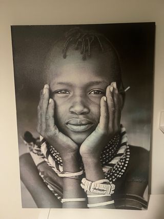 Cuadro étnico lienzo