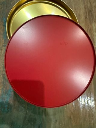 Scatola in metallo Natale Decorata