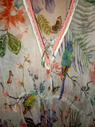 Blusa Mujer Derhy Estampada Pájaros