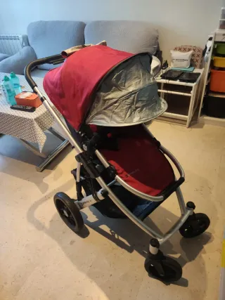 Carro Bebé Uppababy Vista Rojo