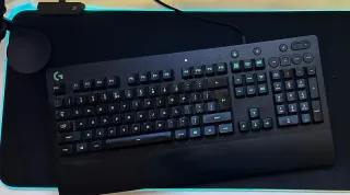 Tastiera Gaming Logitech Nera
