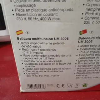 Batidora Multifunción UM 3006