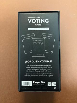 The Voting Game - Juego de Cartas