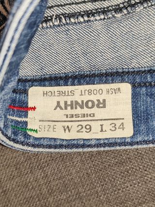 Pantalones Vaqueros Diesel Ronhy Azul W29