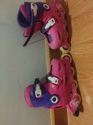 Patines de línea + Casco y Protecciones